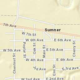 450 Oak Street, Sumner, NE 68878, USA Street Map