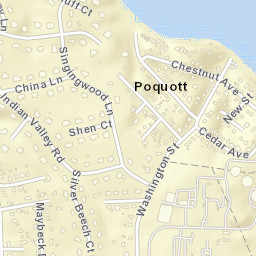 Poquott New York Street Map
