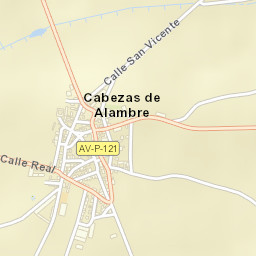 Cabezas de Alambre Street Map