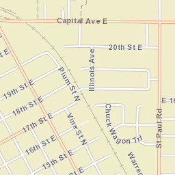 380-436 East Capital Avenue Grand Island Street Map