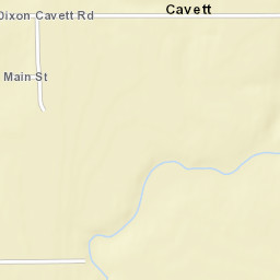 Cavett Ohio Street Map