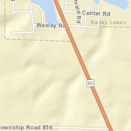 Bailey Lake Ohio Street Map