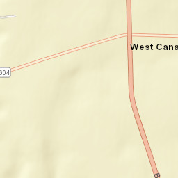 West Canaan Ohio Street Map
