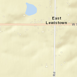 East Lewistown Ohio Street Map