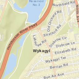 Wykagyl New York Street Map