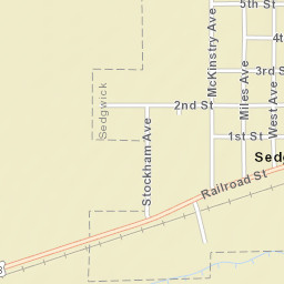 Sedgwick Colorado Street Map