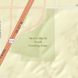 255th Street & U.S. 218, Mount Pleasant, IA Street Map