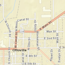 Ottoville Ohio Street Map