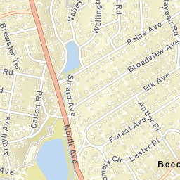 Beechmont New York Street Map