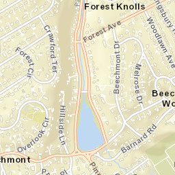 Beechmont Woods New York Street Map