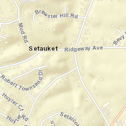 Setauket New York Street Map