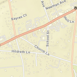 Bridgehampton New York Street Map