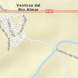 Ventosa del Río Almar Street Map