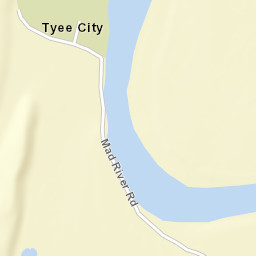 Tyee City California Street Map