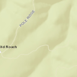 Old Roach Colorado Street Map