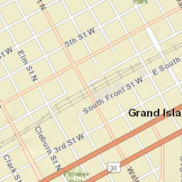 101-153 N Locust St, Grand Island, NE 68801 Street Map