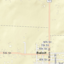 Beloit Ohio Street Map