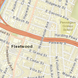 Fleetwood New York Street Map