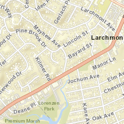 Larchmont New York Street Map