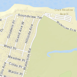 Crab Meadow New York Street Map