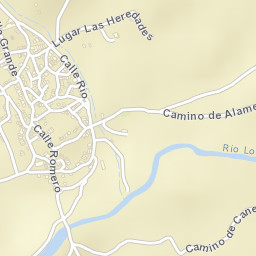 Alameda del Valle Street Map