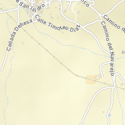 Garganta de los Montes Street Map