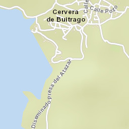 Cervera de Buitrago Street Map