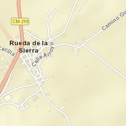 Rueda de la Sierra Street Map