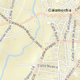 Calamocha Street Map