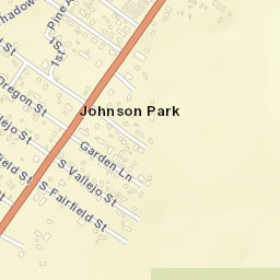 Johnson Park California Street Map