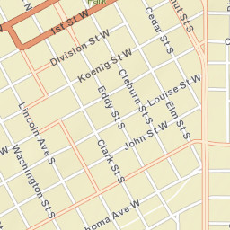 100-198 South Cedar Street, Grand Island Street Map