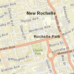 Rochelle Park New York Street Map