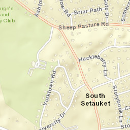 South Setauket New York Street Map