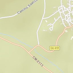 Riba de Saelices Street Map