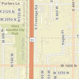 1871-1889 North 600 West, West Bountiful Street Map
