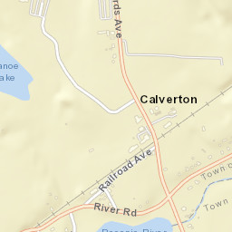 Calverton New York Street Map