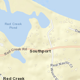 Red Creek New York Street Map