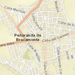 Peñaranda de Bracamonte Street Map