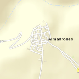 Almadrones Street Map