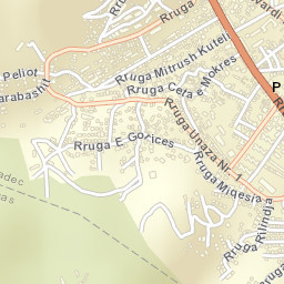 Pogradec Street Map