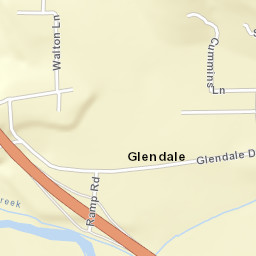 Glendale California Street Map