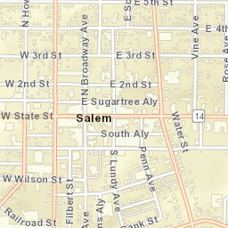 801-899 East State Street, Salem, OH 44460 Street Map