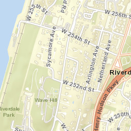 Riverdale New York Street Map