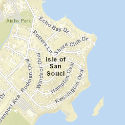 Isle of San Souci New York Street Map
