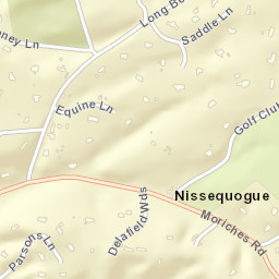 Nissequogue New York Street Map