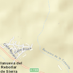 Villanueva del Rebollar de la Sierra Street Map