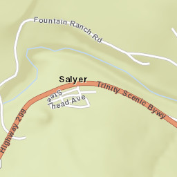 Salyer California Street Map