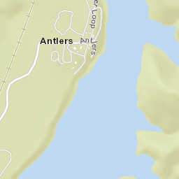 Antlers California Street Map