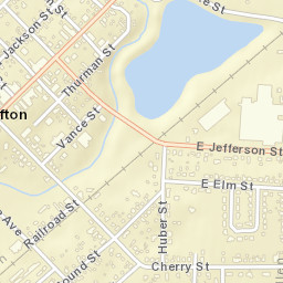 Bluffton Ohio Street Map