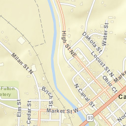 West Fulton Ohio Street Map
